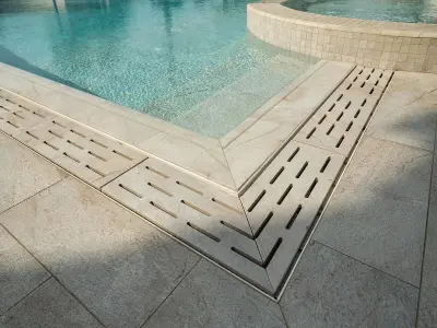 Marble Pool Grates – Custom-Sized Natural Stone Solutions